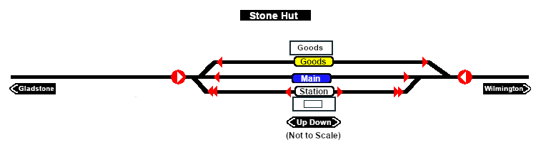Stone Hut Track Markers Map