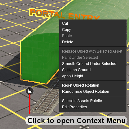 Portal Context menu S20