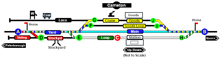 Carrieton Paths map
