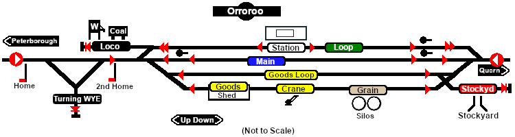Orroroo Trackmarks map