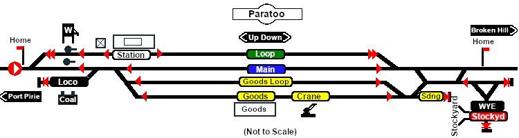 Paratoo Track Markers Map