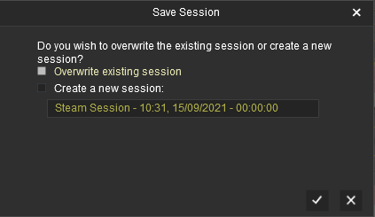 Save Session