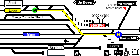 Path on map